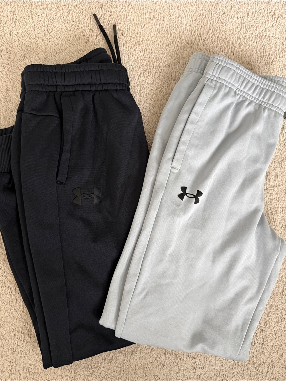 Under Armour Kids Black & Light Gray Jogger Pants - 2 Pack